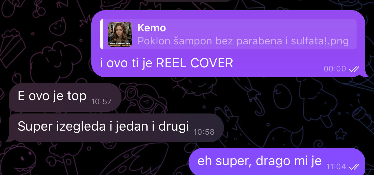 Results within less than 90 days of creating content for client