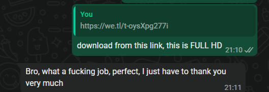 Results within less than 90 days of creating content for client