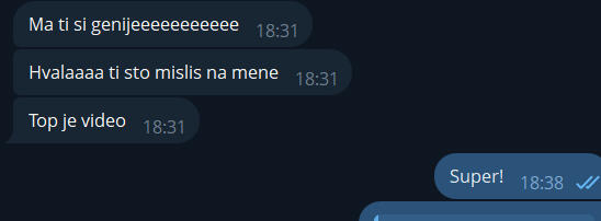 Results within less than 90 days of creating content for client