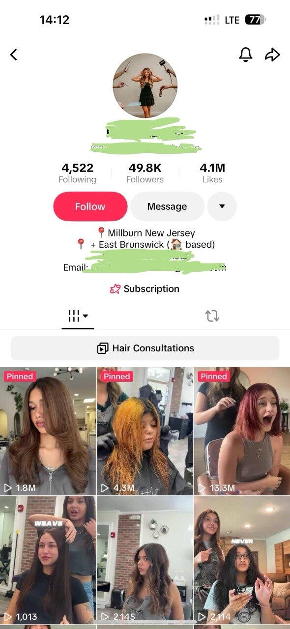Results within less than 90 days of creating content for client