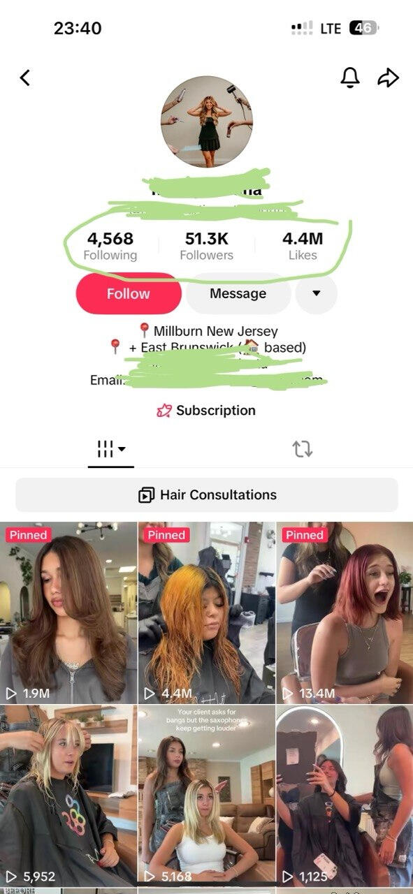 Results within less than 90 days of creating content for client