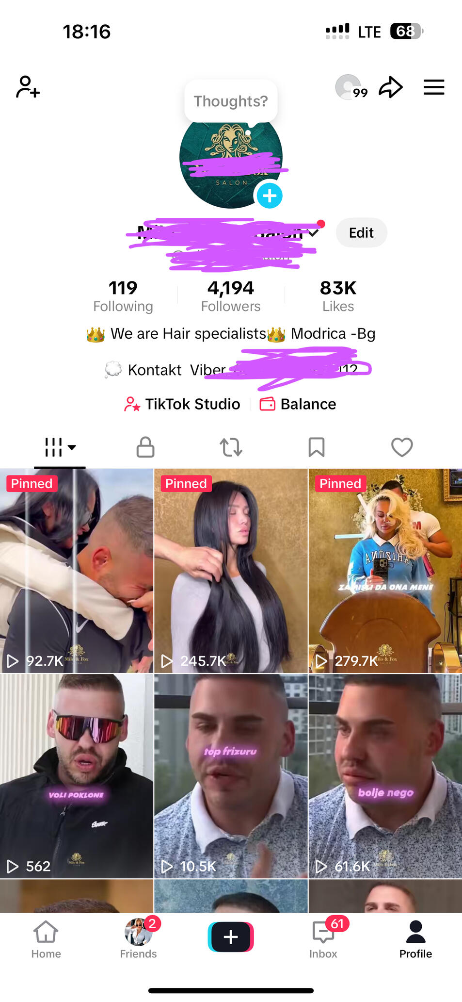 Results within less than 90 days of creating content for client